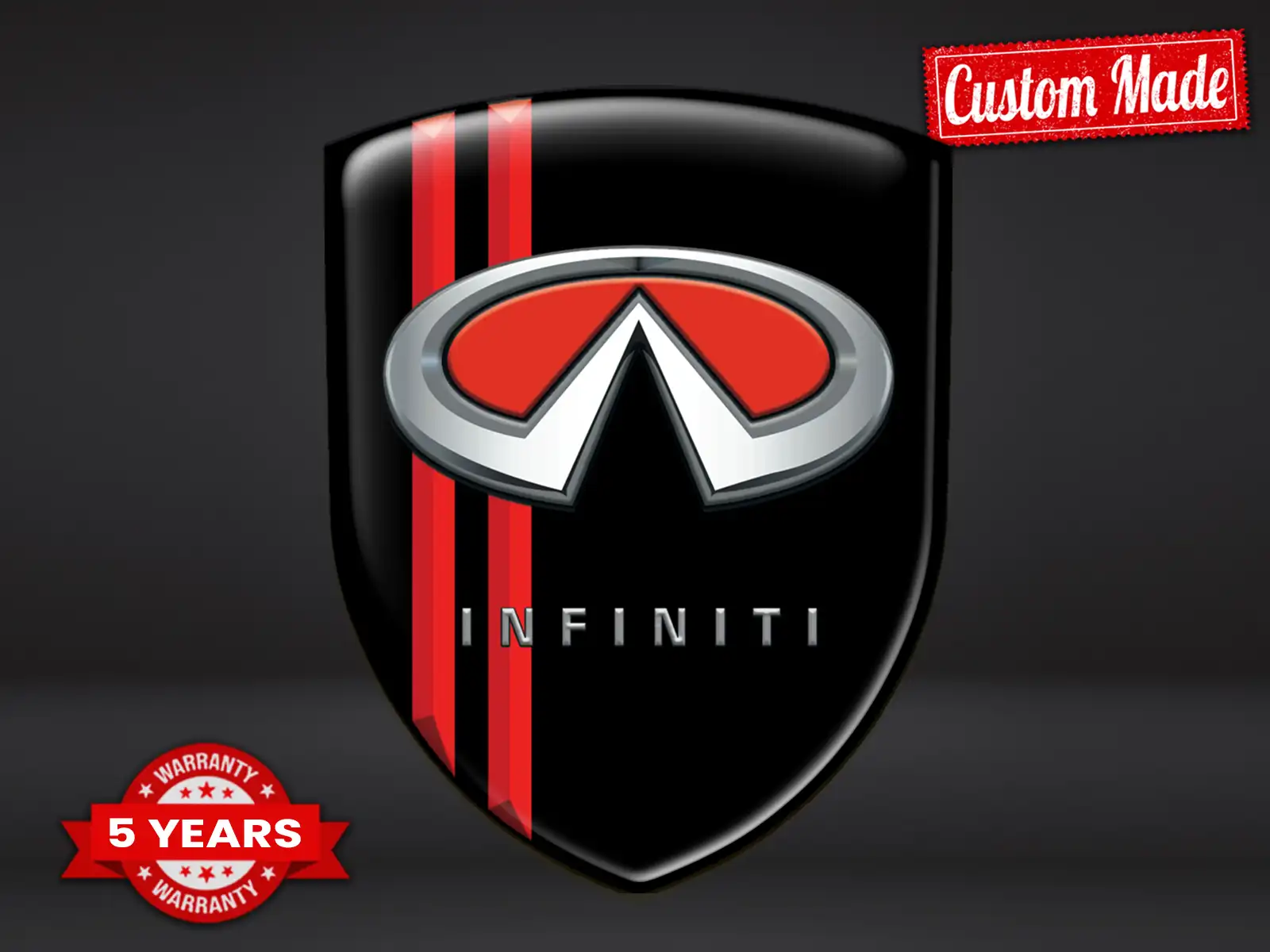 Infiniti Emblemi Silicone Auto Resistenti Max Sport Pro Chic
